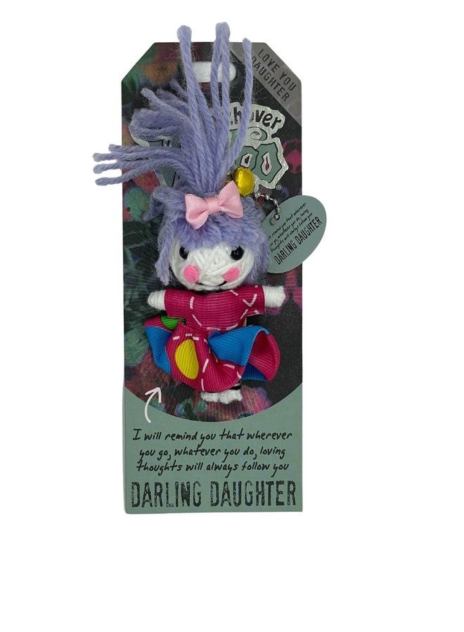 Watchover Voodoo 3-Inch Darling Daughter Keychain - Handcrafted Gift to Bring Good Luck and Positivity Everywhere You Go - Image 1